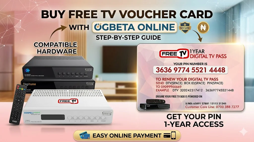 free tv decoder voucher card